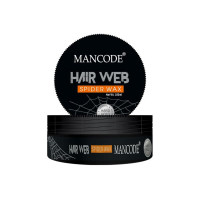 Mancode Spider Hair Web Wax For Men - 100ML | Extra Long Lasting Powerfull and Strong Hold | Improve your Hair Volume and Texture | Non Sticky Stylish Look.
