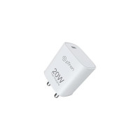 pTron 20W Type C Mobile Charger, Fast Charging Compatible for iPhone 14/13/12/11/X/8 & Other Type C Enabled Devices, 20W PD Charger, Single Port, Power Delivery Compatible Adapter, Volta FC18 (White)