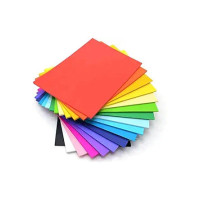Eclet Neon Origami Paper 15 cm X 15 cm Pack of 100 Sheets (10 sheet x 10 color) Fluorescent Color Both Side Coloured For Origami, Scrapbooking, Project Work