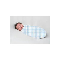 Kiddery Swaddle Wraps | Checks Print | 100% Muslin Cotton | Breathable | Soft | Nursing Cover | Stroller Cover | Newborn | Extra Large Size | Edition Boys
