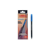 Reynolds SMOOTHMATE 10 CT BOX - BLUE | Ball Point Pen Set With Comfortable Grip | Pens For Writing | School and Office Stationery | Pens For Students | 0.7 mm Tip Size