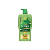 Dabur Vatika Health Shampoo - 1L | With 7 natural ingredients | For Smooth, Shiny & Nourished Hair | Repairs Hair damage, Controls Frizz | For All Hair Types | Goodness of Henna & Amla
