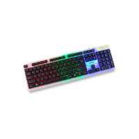Intex IT-KB331 / Full-Size, RGB Lighting, Membrane Wired USB Gaming Keyboard  (Black)