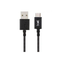 boAt Type-C A400 | Type-C to USB A 2 Mtrs Cable| 3A Fast Charging & 480mbps Data Transmission | Comparible for all Smartphones & Tablets (Black)