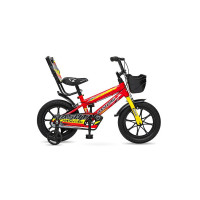 Geekay Hashtag Junior 2.0 Single Speed 14T Kids Cycle - Red Yellow