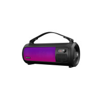ZEBRONICS Rocket 500 20W Output, Portable Wireless Speaker with Bluetooth, TWS, 15h Backup, FM Radio, USB, AUX, 6.3mm Wired Mic Support, RGB Lights, Detachable Carry Strap