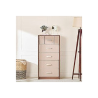 Home Centre Leon Chest of 5 Drawer - Brown