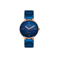 TIMEX Ceramic Analog Blue Dial Men Watch-Wtitweg21201, Bandcolor-Blue