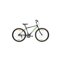 Hercules Dynor RF 26T 18 Inch steel Single Speed Road Cycle For Adult (Black, 12+ Years , V Brake) for Unisex - Adult