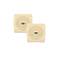 ACO® Ventilating Exhaust Fan 10AP for Home, Bathroom and Kitchen | 100mm | 100% Copper Motor (Ivory) : Pack of 2
