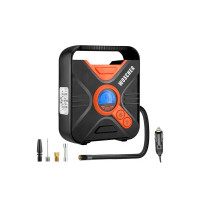Woscher ProPower 300PSI Smart Tyre Inflator 802D for Cars & Bikes | Free Woscher Perfume | Digital Display | LED Light with SOS | Multiple Modes | Multiple Nozzles & Storage Bag | 1+1 Years Warranty [coupon]