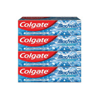 Colgate MaxFresh Toothpaste, Blue Gel Paste with Menthol - Peppermint Ice (Combo Pack) Toothpaste  (600 g, Pack of 4)