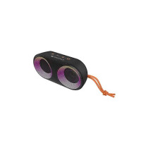 Zebronics ZEB-MUSIC BOMB X MINI Bluetooth 5.0 speaker with IPX5 Waterproof, 5W RMS, Voice assistant, Powerful Bass, 11H* backup, RGB lights, mSD/FM Radio, Call function & type C charging (Black)