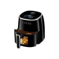 INALSA Air Fryer for Home|5.5 L Capacity|Visible Window & Internal Light|1600 W with Smart AirCrisp Technology|6-In-1 Appliance With 8 Preset Menu & Digital Display (Tasty fry DW5.5)