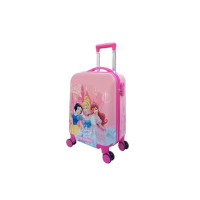 GOCART WITH G LOGO Cartoon Kid's Travel Trolley Bag Suitcase for Kids Children Rolling Case Travel Bags (Design-3, Medium)