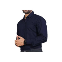 Tee Projekt Shirt for Men Cotton Spread Collar Long Sleeve Shirt Suitable for Event Formal Casual
