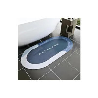 aadya alley Soft sillicon Super Absorbent Door Mats (40x60) Bath Mat Anti Skid Quick Drying Bathroom & Water Absorbent Carpets Kitchen Entrance Door Mats (Multicolour) (Multi Designs)