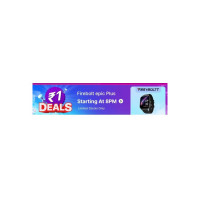 Fire-Boltt Epic Plus with1.83" 2.5D Curved Glass,SPO2, Heart Rate tracking, Touchscreen Smartwatch  (Black Strap, Free Size) (Live at 8 PM)