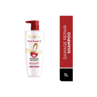 L'Oréal Paris Total Repair 5 Shampoo|For Damaged Hair with Pro-Keratin & Ceramide  (1 L)