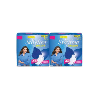 STAYFREE Secure XL Cottony Cover Sanitary Pad(Pack of 80) Combo pack Sanitary Pad  (Pack of 80)