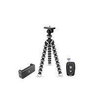 Tygot Gorilla Tripod/Mini 33 CM (13 Inch) Tripod for Mobile Phone with Phone Mount & Remote | Flexible Gorilla Stand for DSLR & Action Cameras