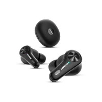 Blaupunkt Newly Launched BTW300 Platinum Hybrid ANC Moksha in Ear Earbuds with 42dB I 6 Mics CRISPR ENC I Blink Pair Tech I Ambient Mode Noise Cancelling I TurboVolt Fast Charging(Matte Black)