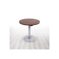Wipro Furniture FreesTand Air Pneumatic Height Adjustable Desk, Round (Walnut Bronze)
