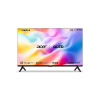 Acer 80 cm (32 inches) V Series HD Ready Smart QLED Google TV AR32GR2841VQD (Black) [ ₹1500 Off With ICICI/ BOB/OneCard.]