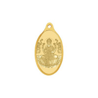WHP Jewellers 24kt (999) 2 gram Goddess Lakshmi Yellow Gold Lakshmi Pendant with 1250 Off on ICICI Credit Cards & 200 Amazon pay cashback