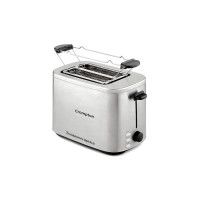 Crompton SunBrown Royale Pop-up Toaster 800W with Bun Warming Rack | 7 Browning Levels with Reheat, Defrost & Cancel Function | Removable Crumb Tray & Dust Cover Plate | Premium SS Body