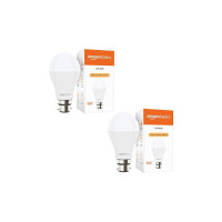 amazon basics - 15W LED Bulb, Cool White (Base B22, Pack of 2)