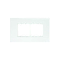 Anchor by Panasonic Roma Plus Modular Polycarbonate 4m Plate (White, Pack of 20)