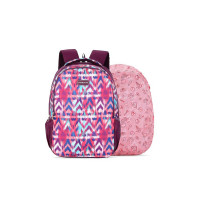 Lavie Sport Texcoco GT 34 Ltrs Latest Backpack | College Bags For Girls & Boys | Raincover (Magenta)
