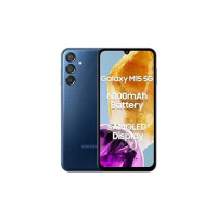 Samsung Galaxy M15 5G (Blue Topaz,4GB RAM,128GB Storage)| 50MP Triple Cam| 6000mAh Battery| MediaTek Dimensity 6100+ | 4 Gen. OS Upgrade & 5 Year Security Update| Super AMOLED Display [Apply ₹1300 coupon]