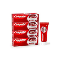 Colgate Visible White Toothpaste 400g (Combo Pack of 4 x 100g) Teeth Whitening Starts in 1 week, Safe on Enamel, Stain Removal and Minty Flavour for Fresh Breath.