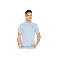 Newport Men's Fitted Polo T-Shirt (NPMCPTS20115B01_Lt. Blue XXL)
