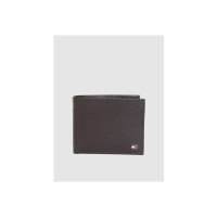 TOMMY HILFIGER Men Brown Genuine Leather Wallet - Mini  (4 Card Slots)