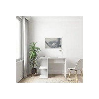 Amazon Brand - Solimo Averee Engineered Wood Study Table (White Finish)