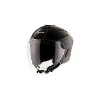 Vega Aster Dx Open Face Helmet Black, Size:L(59-60 Cm) - Motorcycling