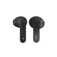 JBL Newly Launched Wave Flex in-Ear Wireless Earbuds TWS with Mic,App for Custom Extra Bass EQ, 32Hrs Battery, Quick Charge, IP54 Water & Dust Proof, Ambient Aware, Talk-Thru,Google FastPair (Black) [Apply ₹300 coupon ]