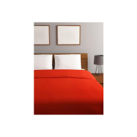 Rubix Home 220 GSM All Season Red Fleece Blanket Double Bed