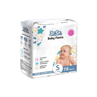 Jr.Sr. baby diaper| Small | 4-8 Kg | 78 Counts | Pack of 1