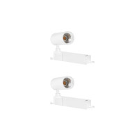 PHILIPS 10-watt Ceiling Spot White Track Light | Indoor Ceiling Focus Light with Flexible Rotatable Head for Kitchen, Living Room & Display Shops | Cool White, Pack of 2