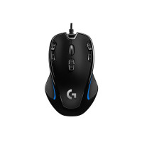 Logitech G300s USB Wired Gaming Mouse, 2, 500 DPI, RGB, Light Weight, 9 Programmable Controls, On-Board Memory, Compatible with PC/Mac - Black