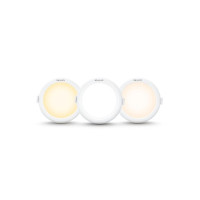 Murphy 10W Trimless 3-in-1 Round LED Panel Ceiling Color Changing Light (Cool White/Warm White/Natural White, Pack of 20)