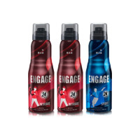 Engage Deo Combo 2 Intrigue for Him 165ml & 1 Spirit for Him 165 ml Deodorant Spray - For Men  (495 ml, Pack of 3)