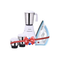 Candes Imperial+Iron Imperial+EI 550 W Mixer Grinder (3 Jars, White)