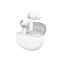 ZEBRONICS New Launch Mist in-Ear Wireless Earbuds, with up-to 27 Hours Backup, Environmental Noise Cancellation (ENC), Gaming Mode, Touch Control, Voice Assistant Support, Splash Proof Design (White)