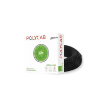 Polycab Maxima plus 90m, 4sqmm. •Heat Resistant •Eco Friendly • PVC Insulated Copper Cable •Energy Saving •Flame Retardant •99.97% Electrolytic Grade Copper •Low Smoke【Black】