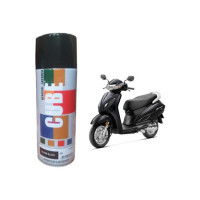 ONCAR Cube Scooty & Bike color scarlet black gloss finish black Spray Paint 600 ml  (Pack of 1)